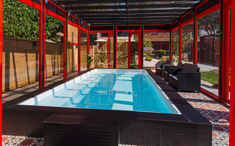 Piscina de filtración salina