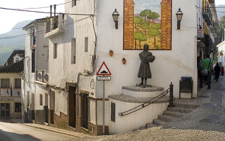 Street in Axarquia village