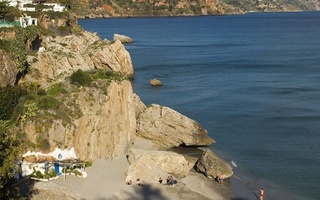 Nerja beach by the Axarquia region