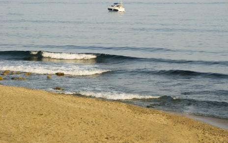 Quiet beaches in Malaga coast