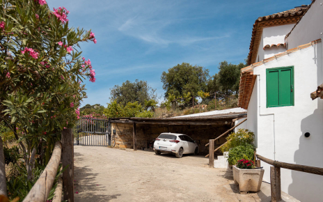 Parking area next to the house