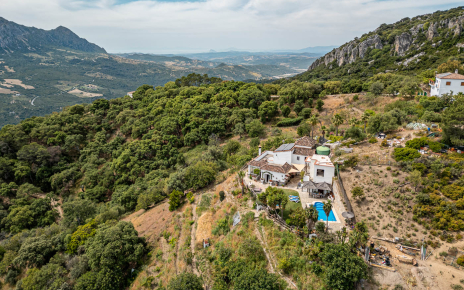 The villa seeing from the sky