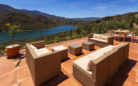 Esta zona de chil-out es ideal para las mañanas