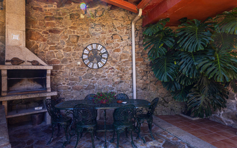 There are two barbecues 