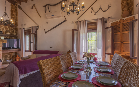 Main dining table seats 8 people