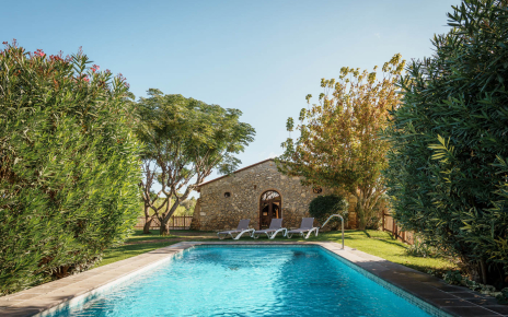 Pool area (storage room at the end)