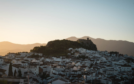 El pueblo de Gaucin está a 10 min en coche