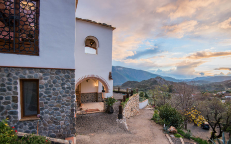 Main entrance via porch
