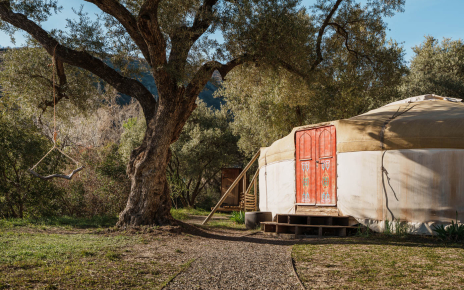 You are free to use this yurt for meditation or yoga