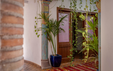 Ground floor with central patio and bedrooms