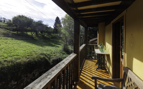 Terraza tradicional asturiana