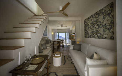 Stairs to second floor (unprotected)