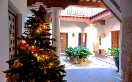 Christmas at this holiday villa