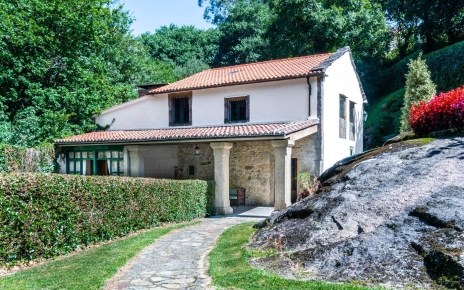 Villa seen from rear gardens
