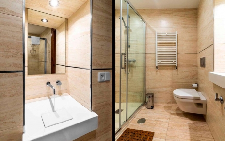 Renovated bathroom on ground floor