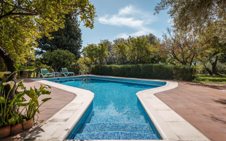 Pool with Roman steps